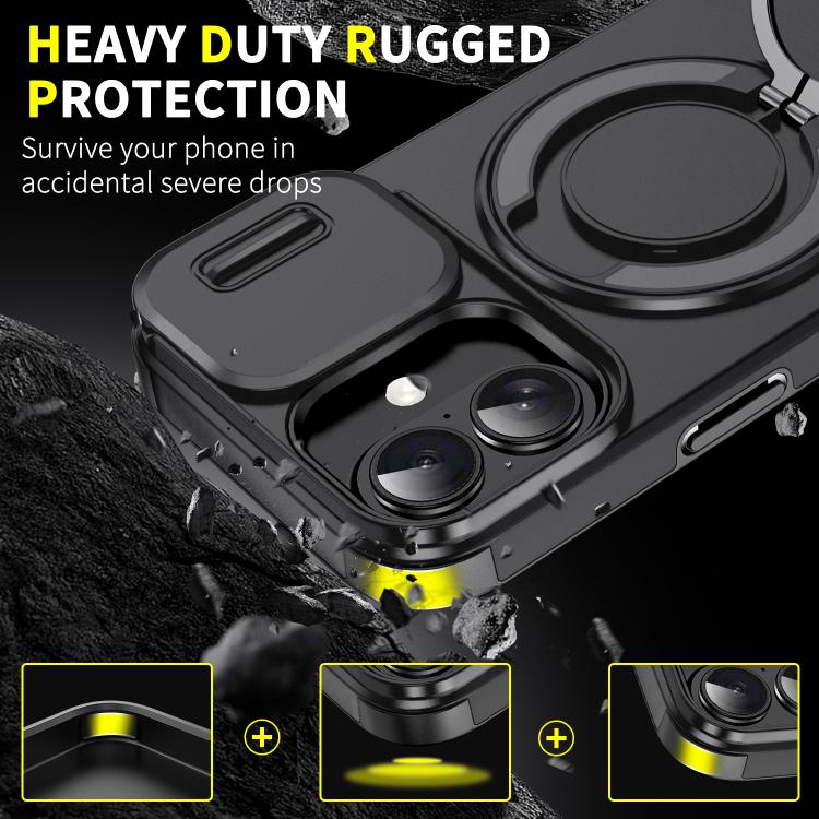 Custodia per telefono con anello scorrevole per fotocamera, For iPhone 18, For iPhone 18 Pro, For iPhone 18 Pro Max
