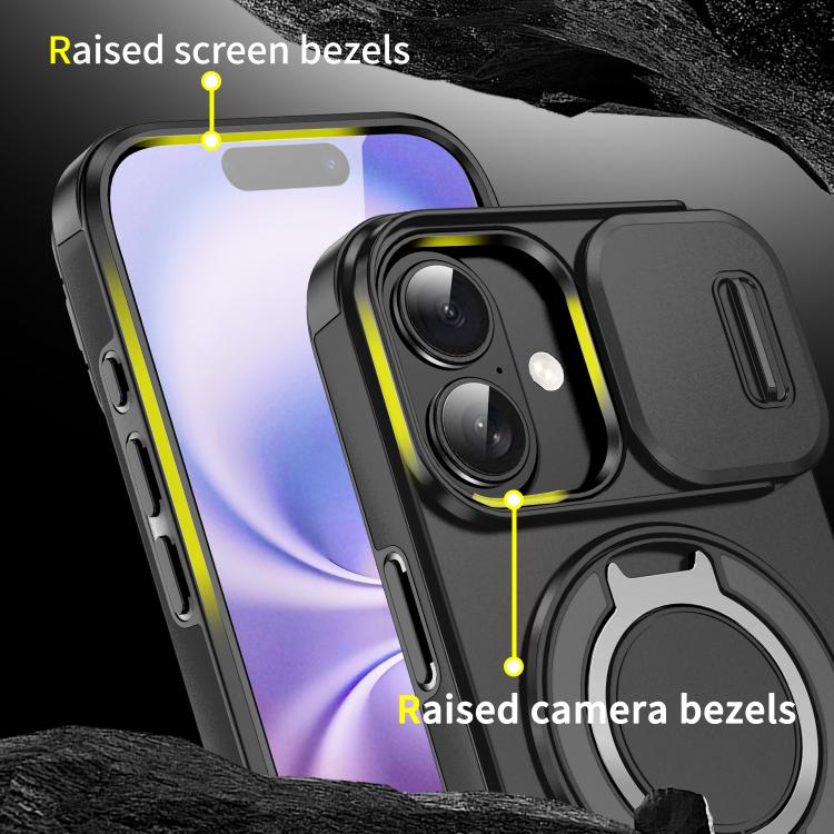 Custodia per telefono con anello scorrevole per fotocamera, For iPhone 18, For iPhone 18 Pro, For iPhone 18 Pro Max