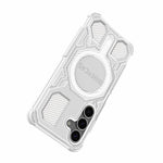 BIBERCAS Custodia per telefono antiurto con airbag, serie di colori trasparenti, MagSafe Air Bag., For Samsung Galaxy S25 5G, For Samsung Galaxy S25 Ultra 5G