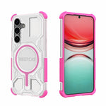 BIBERCAS Custodia per telefono antiurto con airbag, serie di colori trasparenti, MagSafe Air Bag., For Samsung Galaxy S25 5G, For Samsung Galaxy S25 Ultra 5G