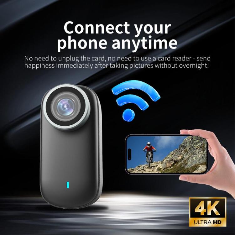Mini videocamera sportiva M10 4K senza schermo
