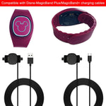 Cavo di ricarica per braccialetto intelligente Disney MagicBand+ xDfind, lunghezza: 1 m, Type-C / USB-C Interface, USB-A Interface