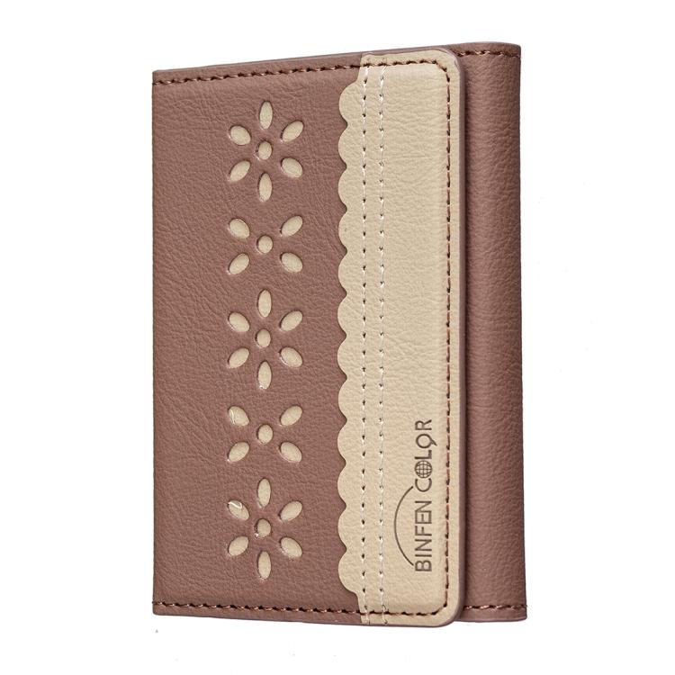 BFK25 BINFEN Portafoglio in pelle con custodia magnetica Magsafe a fiori colorati