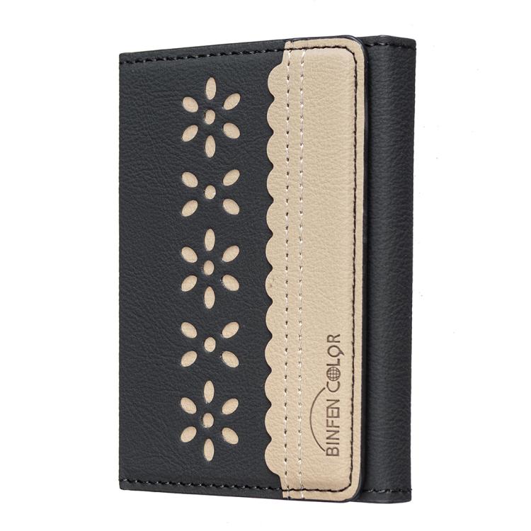 BFK25 BINFEN Portafoglio in pelle con custodia magnetica Magsafe a fiori colorati