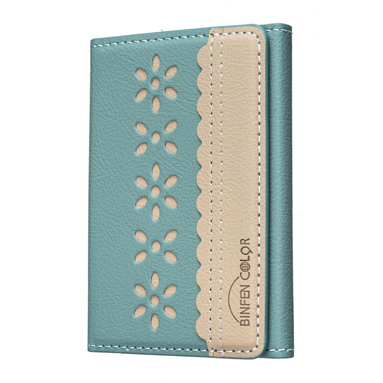 BFK25 BINFEN Portafoglio in pelle con custodia magnetica Magsafe a fiori colorati