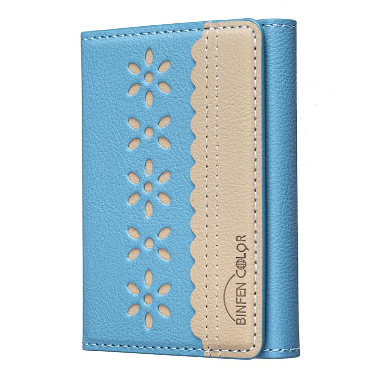 BFK25 BINFEN Portafoglio in pelle con custodia magnetica Magsafe a fiori colorati