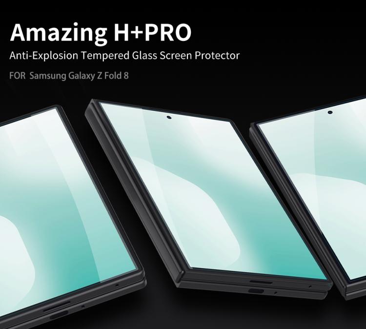 Pellicola in vetro temperato antideflagrante NILLKIN H+Pro da 0,2 mm, durezza 9H, For Galaxy Z Fold8 5G, For Samsung Galaxy Z Fold7 5G