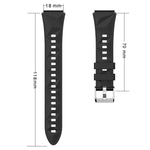 Cinturino per orologio in silicone con texture a cristalli di ghiaccio xDfind, For Huawei Watch GT 5 41mm