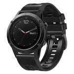 Cinturino per orologio xDfind in silicone effetto pelle con sgancio rapido, For Garmin 26mm, For Garmin 22mm