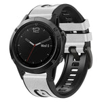 Cinturino per orologio xDfind in silicone effetto pelle con sgancio rapido, For Garmin 26mm, For Garmin 22mm