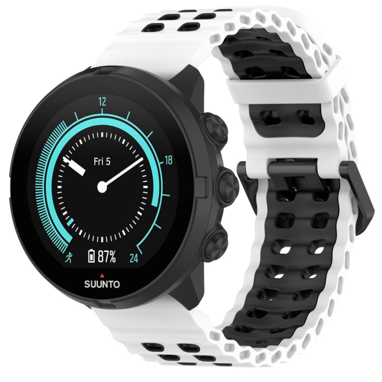 Cinturino per orologio in silicone con doppia fibbia xDfind Ocean, For Suunto 9 / 7 / Spartan Sport