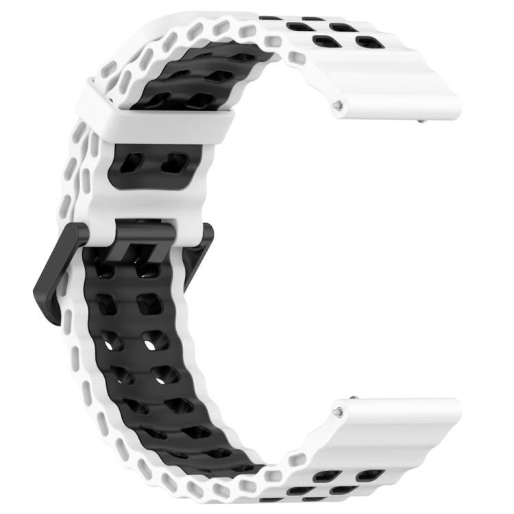 Cinturino per orologio in silicone con doppia fibbia xDfind Ocean, For Suunto 9 / 7 / Spartan Sport