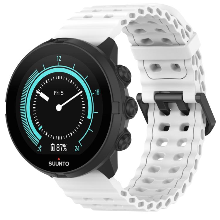 Cinturino per orologio in silicone con doppia fibbia xDfind Ocean, For Suunto 9 / 7 / Spartan Sport