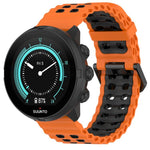 Cinturino per orologio in silicone con doppia fibbia xDfind Ocean, For Suunto 9 / 7 / Spartan Sport