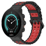 Cinturino per orologio in silicone con doppia fibbia xDfind Ocean, For Suunto 9 / 7 / Spartan Sport