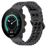 Cinturino per orologio in silicone con doppia fibbia xDfind Ocean, For Suunto 9 / 7 / Spartan Sport
