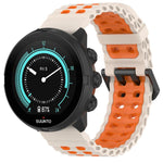 Cinturino per orologio in silicone con doppia fibbia xDfind Ocean, For Suunto 9 / 7 / Spartan Sport