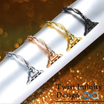 Bracciale a torsione xDfind con diamanti e cinturino in metallo per orologio, For Apple Watch 42 / 44 / 45 / 46 / 49mm, For Apple Watch 38 / 40 / 41 / S10 42mm
