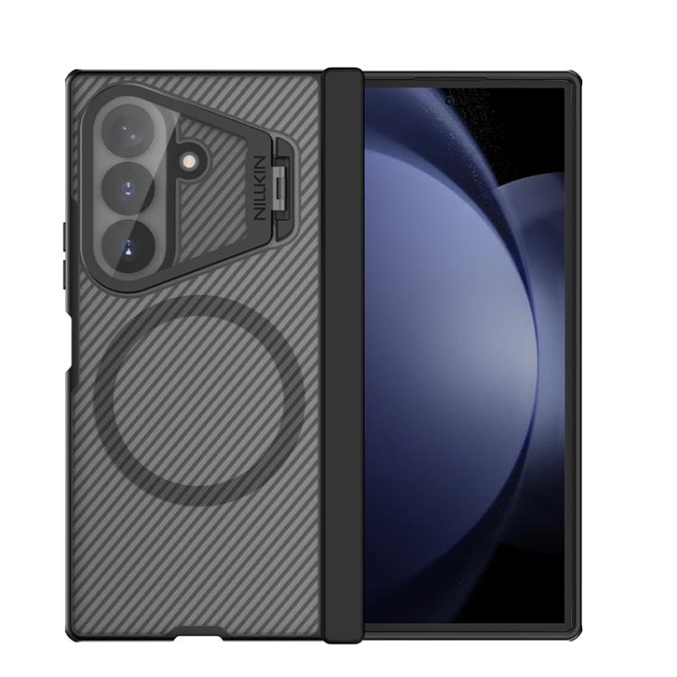 NILLKIN CamShield Prop Texture Cover trasparente con specchio e custodia magnetica MagSafe per PC e telefono., For Galaxy Z Fold8 Ultra 5G, For Samsung Galaxy Z Fold7 5G