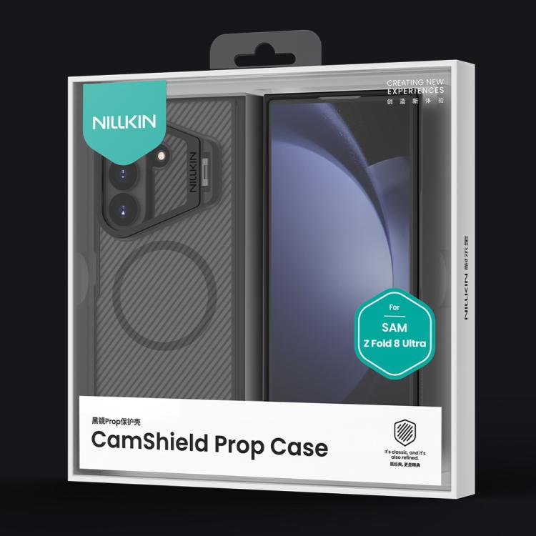 NILLKIN CamShield Prop Texture Cover trasparente con specchio e custodia magnetica MagSafe per PC e telefono., For Galaxy Z Fold8 Ultra 5G, For Samsung Galaxy Z Fold7 5G
