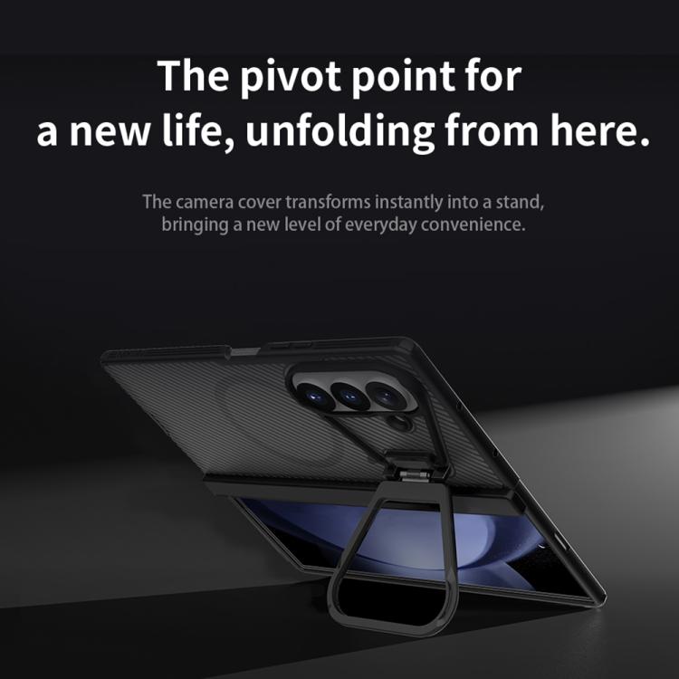 NILLKIN CamShield Prop Texture Cover trasparente con specchio e custodia magnetica MagSafe per PC e telefono., For Galaxy Z Fold8 Ultra 5G, For Samsung Galaxy Z Fold7 5G