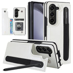 Custodia per telefono in PU pieghevole a copertura totale con doppia fibbia e scomparti per penna., For Galaxy Z Fold8 Ultra 5G, For Samsung Galaxy Z Fold7