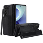 Custodia per telefono in PU pieghevole a copertura totale con doppia fibbia e scomparti per penna., For Galaxy Z Fold8 Ultra 5G, For Samsung Galaxy Z Fold7