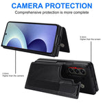 Custodia per telefono in PU pieghevole a copertura totale con doppia fibbia e scomparti per penna., For Galaxy Z Fold8 Ultra 5G, For Samsung Galaxy Z Fold7