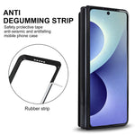 Custodia per telefono in PU pieghevole a copertura totale con doppia fibbia e scomparti per penna., For Galaxy Z Fold8 Ultra 5G, For Samsung Galaxy Z Fold7