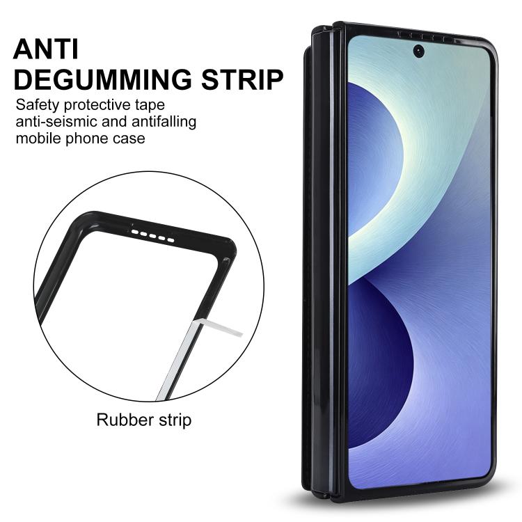 Custodia per telefono in PU pieghevole a copertura totale con doppia fibbia e scomparti per penna., For Galaxy Z Fold8 Ultra 5G, For Samsung Galaxy Z Fold7
