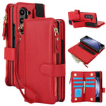 Portafoglio da polso in pelle pieghevole a tinta unita con cordino per cellulare., For Galaxy Z Fold8 Ultra, For Samsung Galaxy Z Fold7
