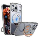 Custodia per telefono Kalebol MagSafe con anello in metallo., For iPhone 17e / 16e, For iPhone 17 Pro Max, For iPhone 17 Pro