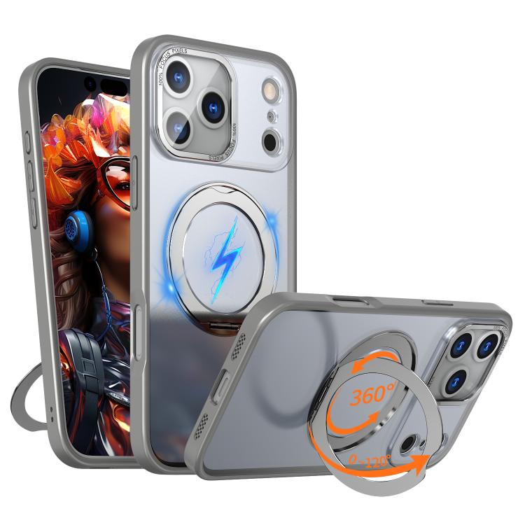 Custodia per telefono Kalebol MagSafe con anello in metallo., For iPhone 17e / 16e, For iPhone 17 Pro Max, For iPhone 17 Pro