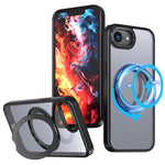 Custodia per telefono Kalebol MagSafe con anello in metallo., For iPhone 17e / 16e, For iPhone 17 Pro Max, For iPhone 17 Pro