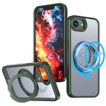Custodia per telefono Kalebol MagSafe con anello in metallo., For iPhone 17e / 16e, For iPhone 17 Pro Max, For iPhone 17 Pro
