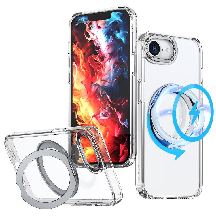 Custodia per telefono Kalebol MagSafe con anello in metallo., For iPhone 17e / 16e, For iPhone 17 Pro Max, For iPhone 17 Pro