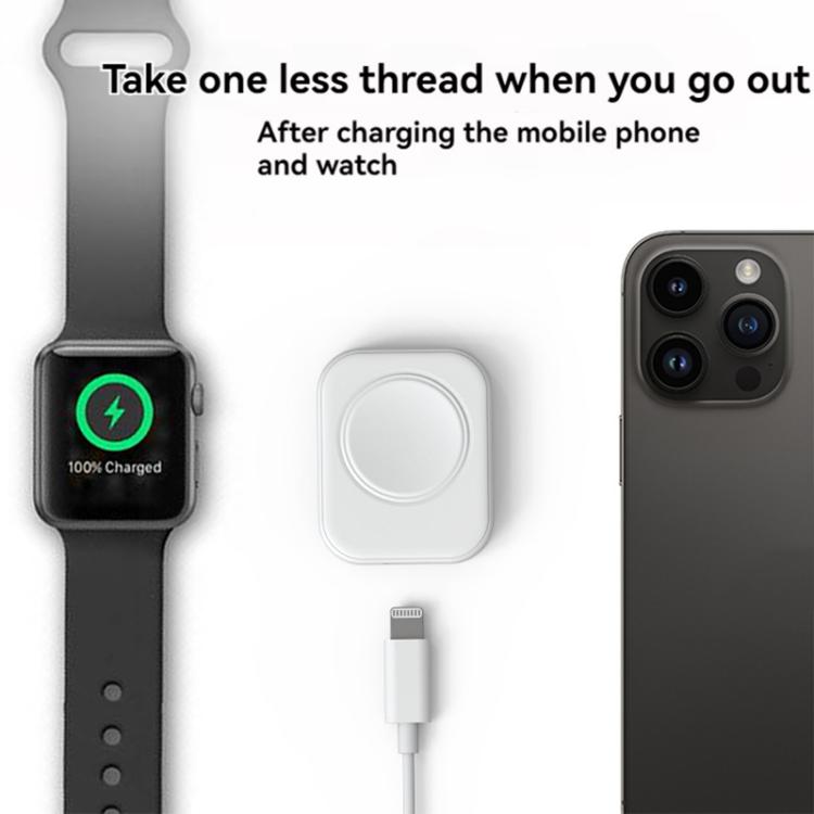 Caricabatterie wireless magnetico portatile a 8 pin xDfind per Apple Watch