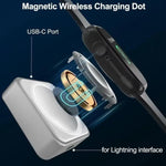 Caricabatterie wireless magnetico portatile a 8 pin xDfind per Apple Watch