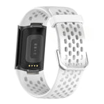 Cinturino per orologio in silicone traspirante con fori xDfind, For Fitbit Charge 6 / 5