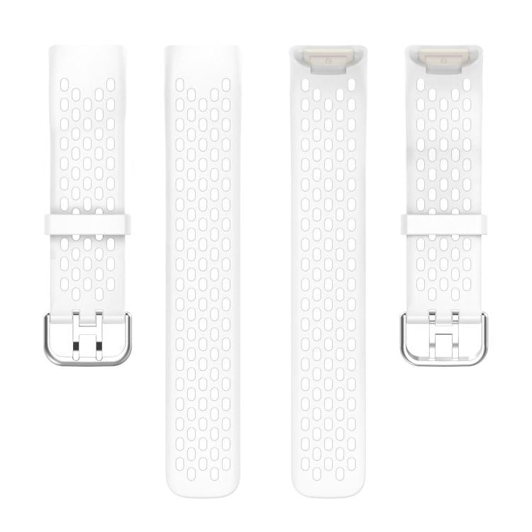 Cinturino per orologio in silicone traspirante con fori xDfind, For Fitbit Charge 6 / 5