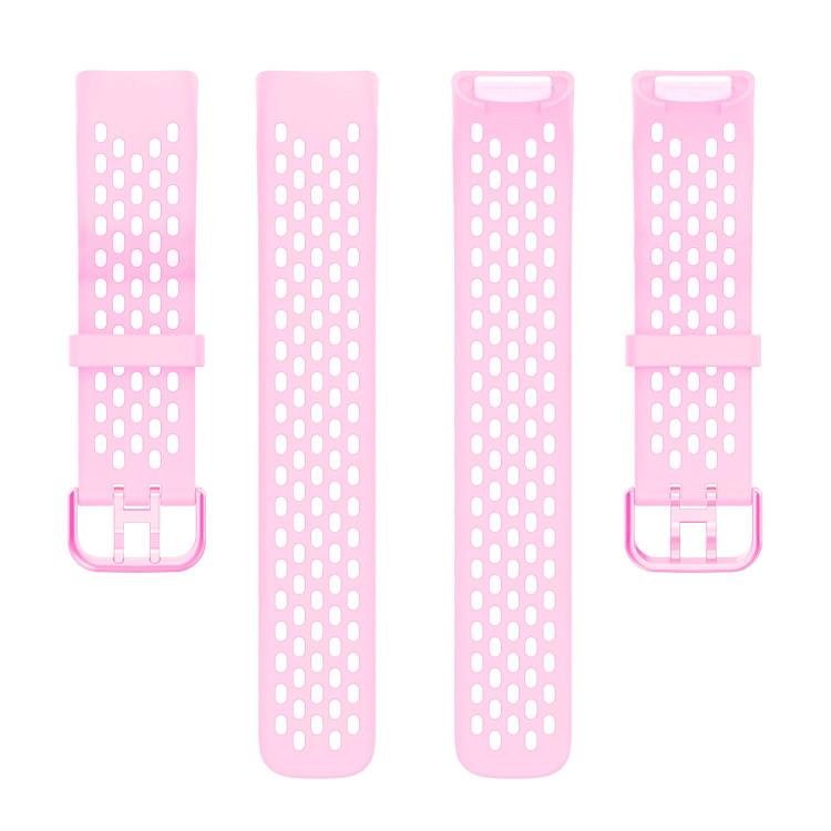 Cinturino per orologio in silicone traspirante con fori xDfind, For Fitbit Charge 6 / 5