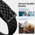 Cinturino per orologio in silicone traspirante con fori xDfind, For Fitbit Charge 6 / 5