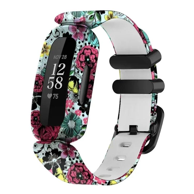 Cinturino per orologio in silicone integrato con fibbia nera xDfind, For Fitbit Ace 3 / Inspire2