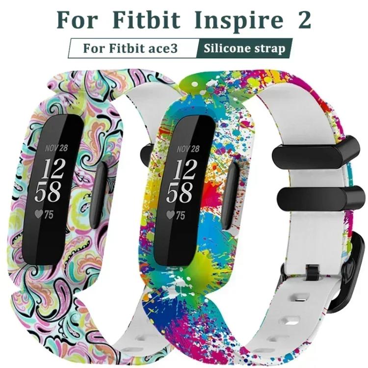 Cinturino per orologio in silicone integrato con fibbia nera xDfind, For Fitbit Ace 3 / Inspire2