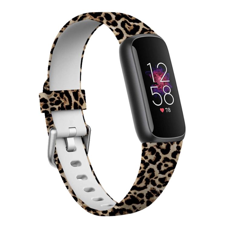 Cinturino per orologio in silicone con fibbia argentata xDfind per Fitbit Luxe, S, L