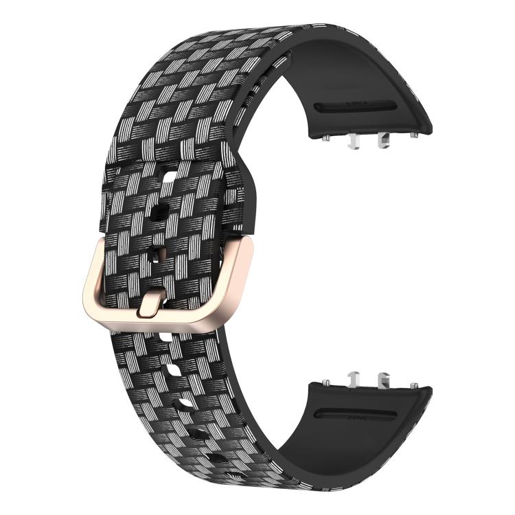Cinturino per orologio in silicone stampato con fibbia dorata xDfind, For Samsung Galaxy Fit3