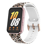 Cinturino per orologio in silicone stampato con fibbia dorata xDfind, For Samsung Galaxy Fit3