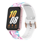 Cinturino per orologio in silicone stampato con fibbia dorata xDfind, For Samsung Galaxy Fit3