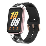 Cinturino per orologio in silicone stampato con fibbia dorata xDfind, For Samsung Galaxy Fit3