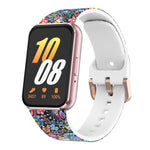Cinturino per orologio in silicone stampato con fibbia dorata xDfind, For Samsung Galaxy Fit3